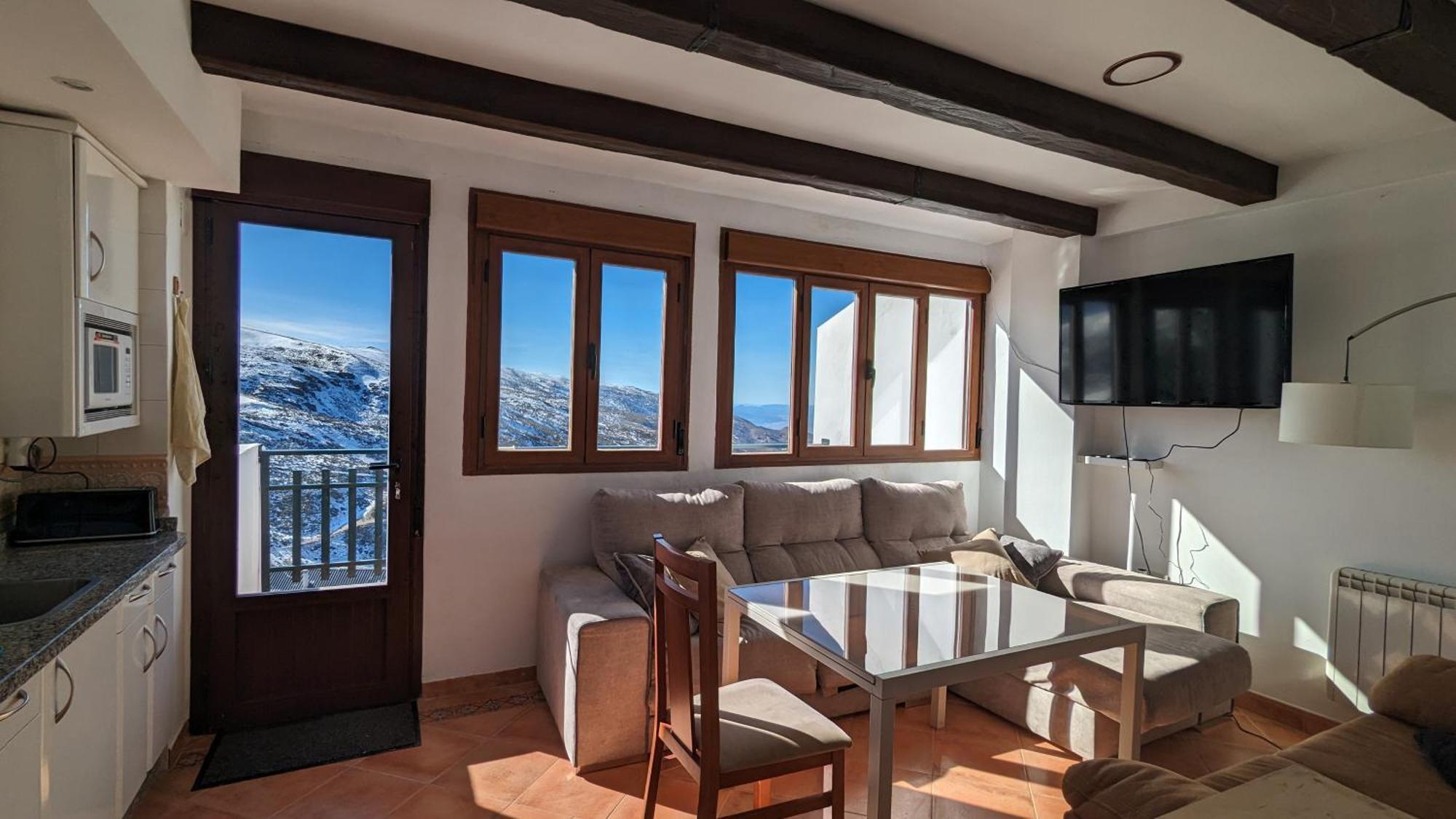 Apartamento Nievesol Con 2 Parking Y Wifi Apartment Sierra Nevada Luaran gambar